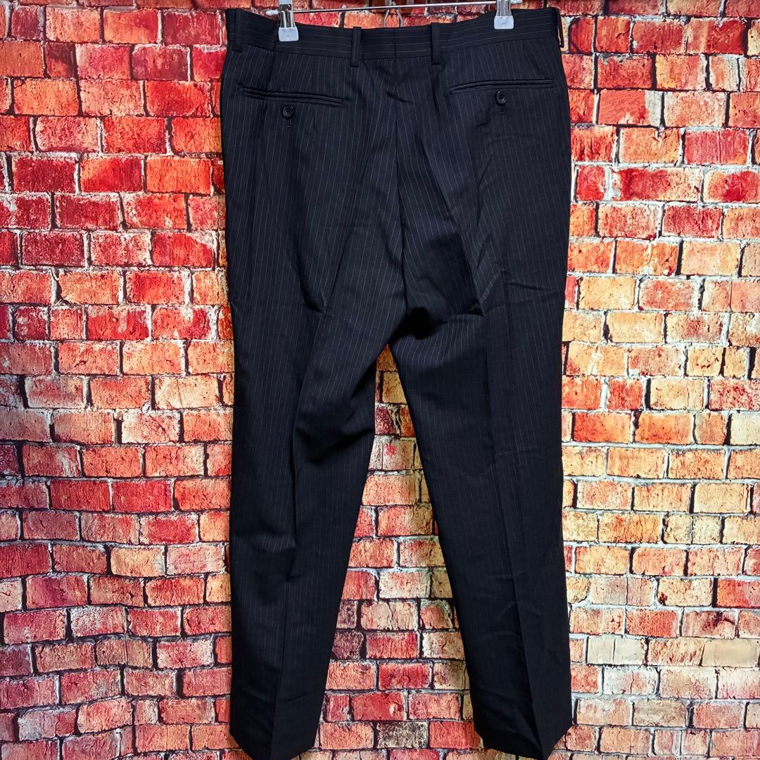 極美品☆ミツミネ　高級ウール100% スーツセットアップ AB4 ダークグレー