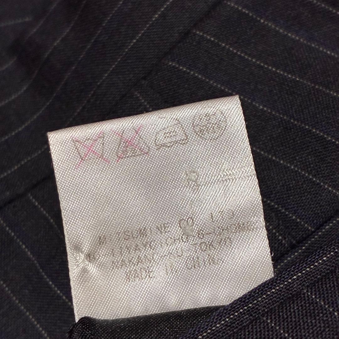 極美品☆ミツミネ　高級ウール100% スーツセットアップ AB4 ダークグレー