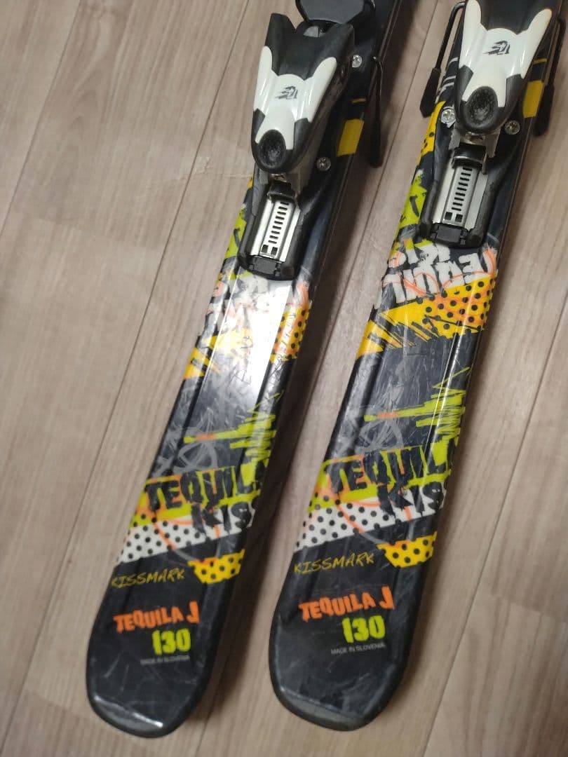 【KissMark☆】130cm　キスマーク　スキー板セット♪　送料無料！