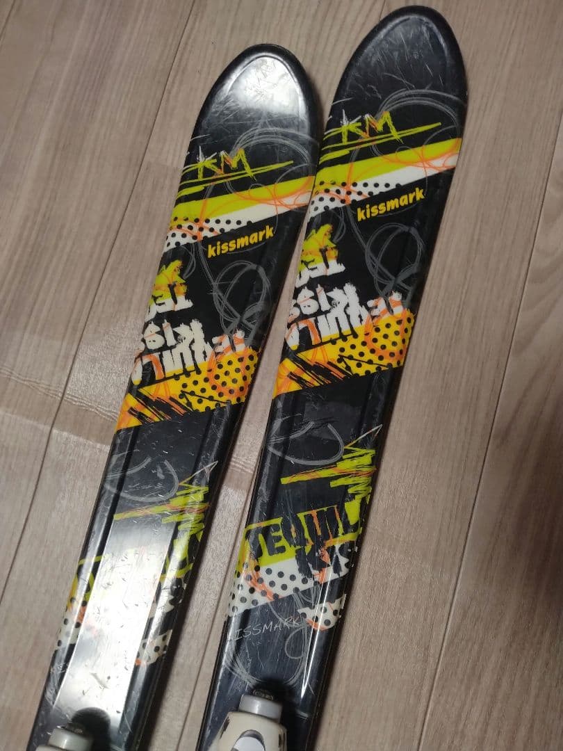 【KissMark☆】130cm　キスマーク　スキー板セット♪　送料無料！