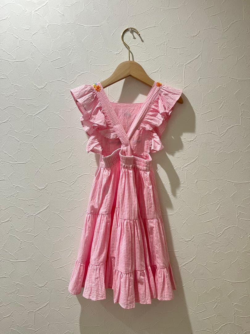 kidsagogo 2025ss エプロンワンピース　新品　未使用