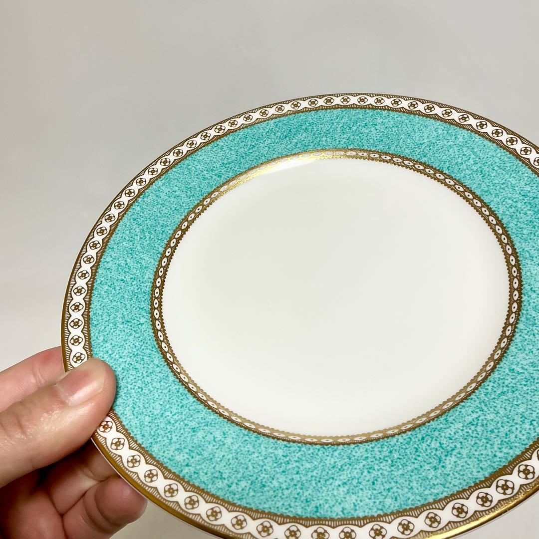  ターコイズブルー　ユーランダー パウダーターコイズ　皿