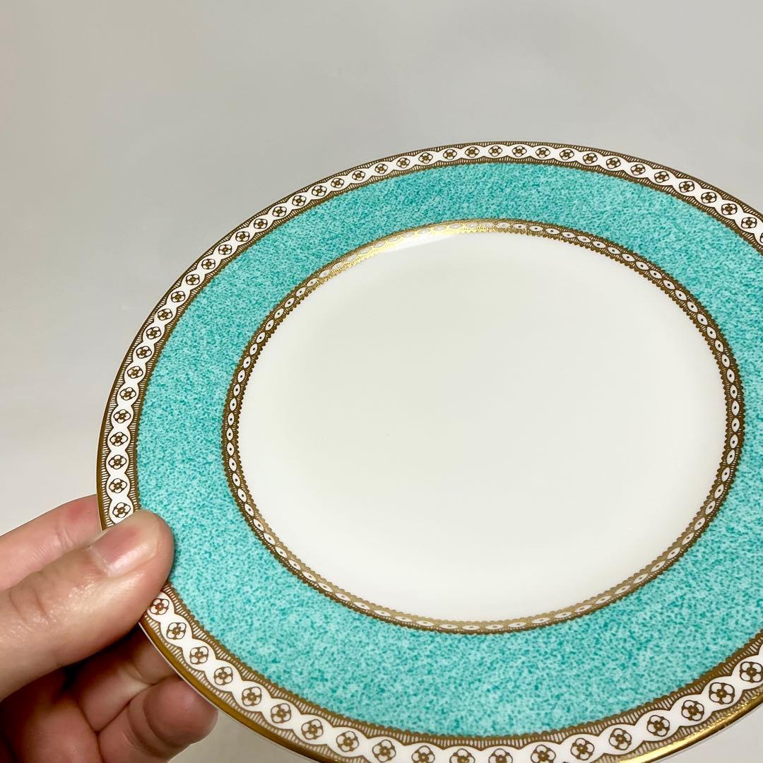  ターコイズブルー　ユーランダー パウダーターコイズ　皿