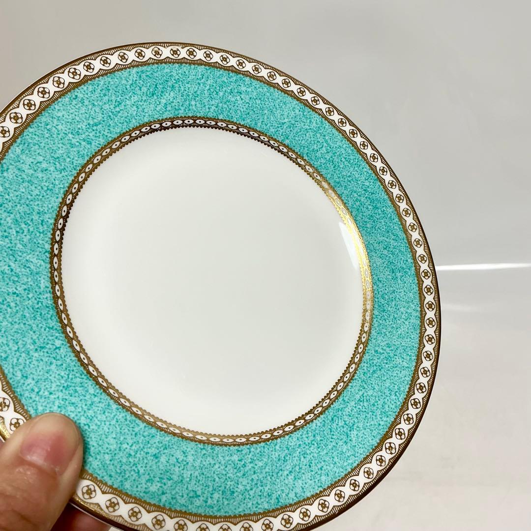  ターコイズブルー　ユーランダー パウダーターコイズ　皿