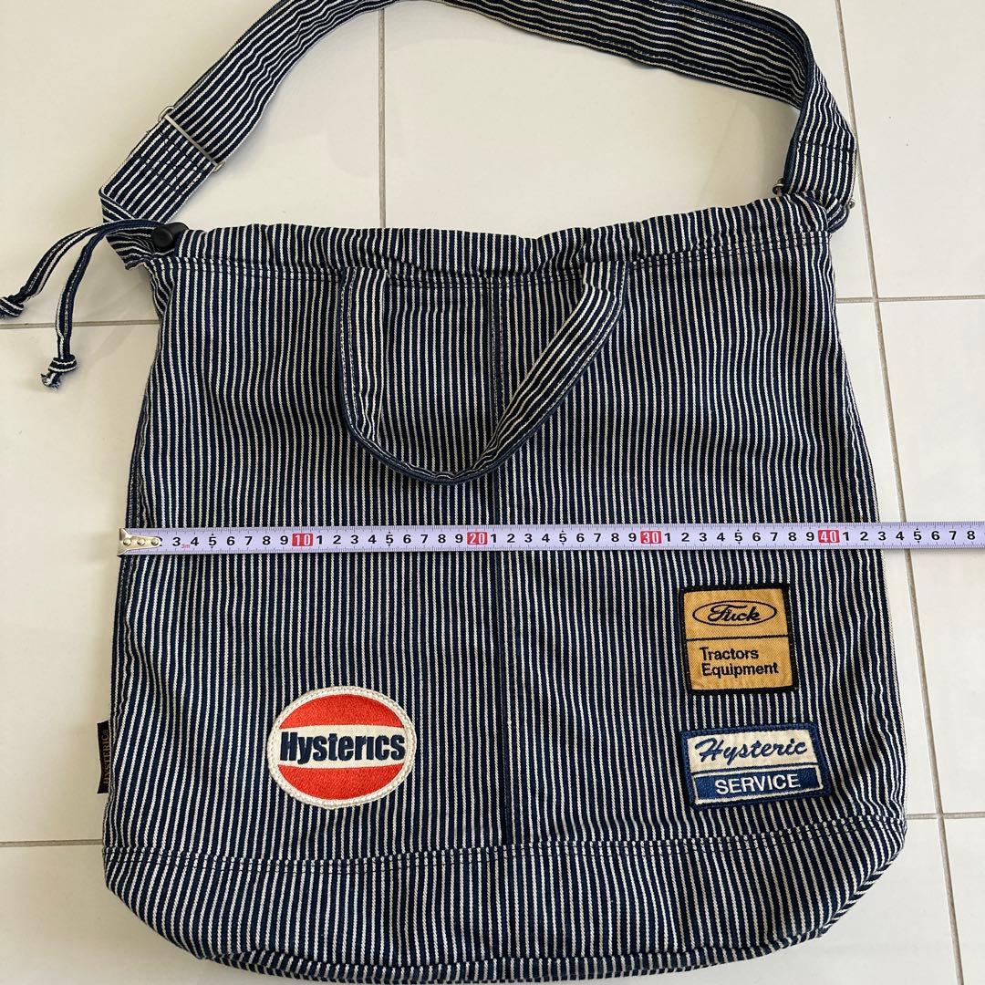 希少ヒステリックグラマー　90's ヒッコリー　ストライプ　バッグ　ヴィンテージ