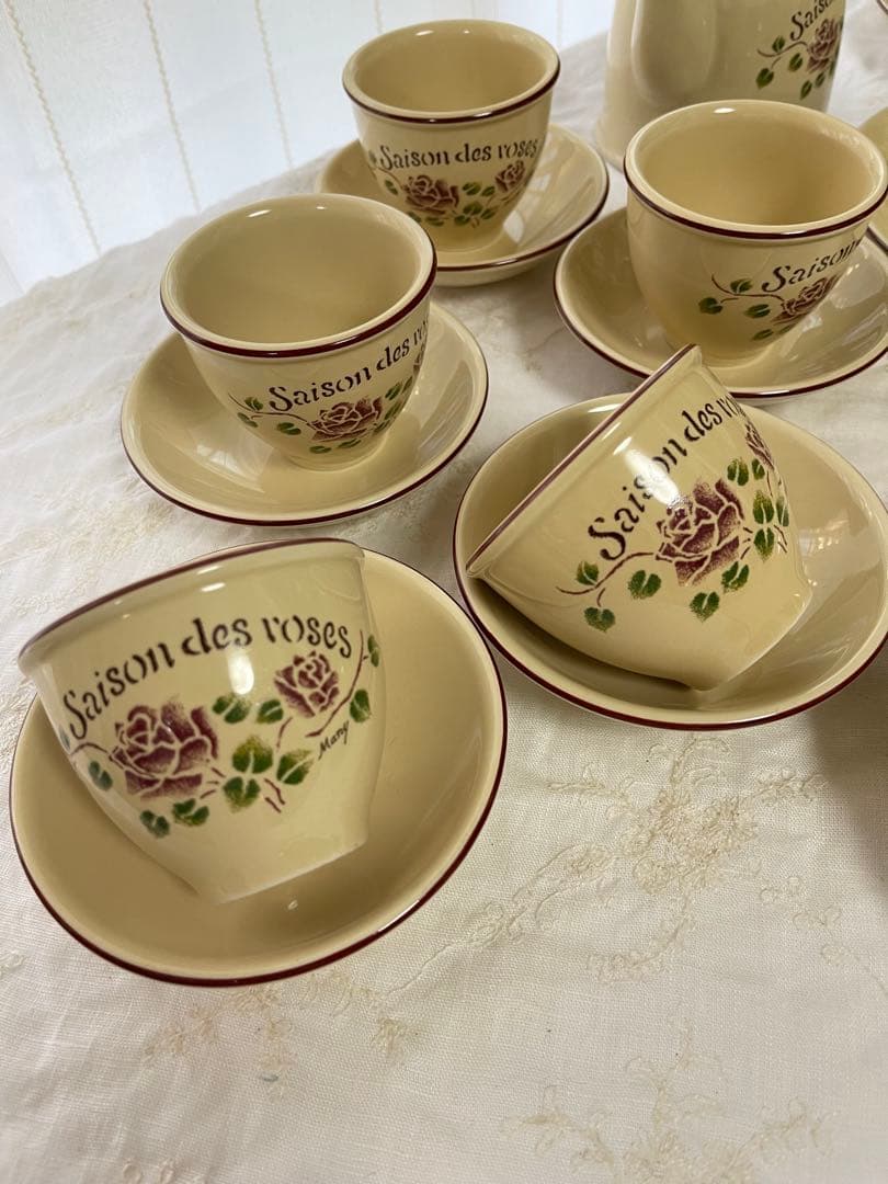 ❤︎mimi❤︎マニー セゾンドローズ 陶器ティーセット ❤︎