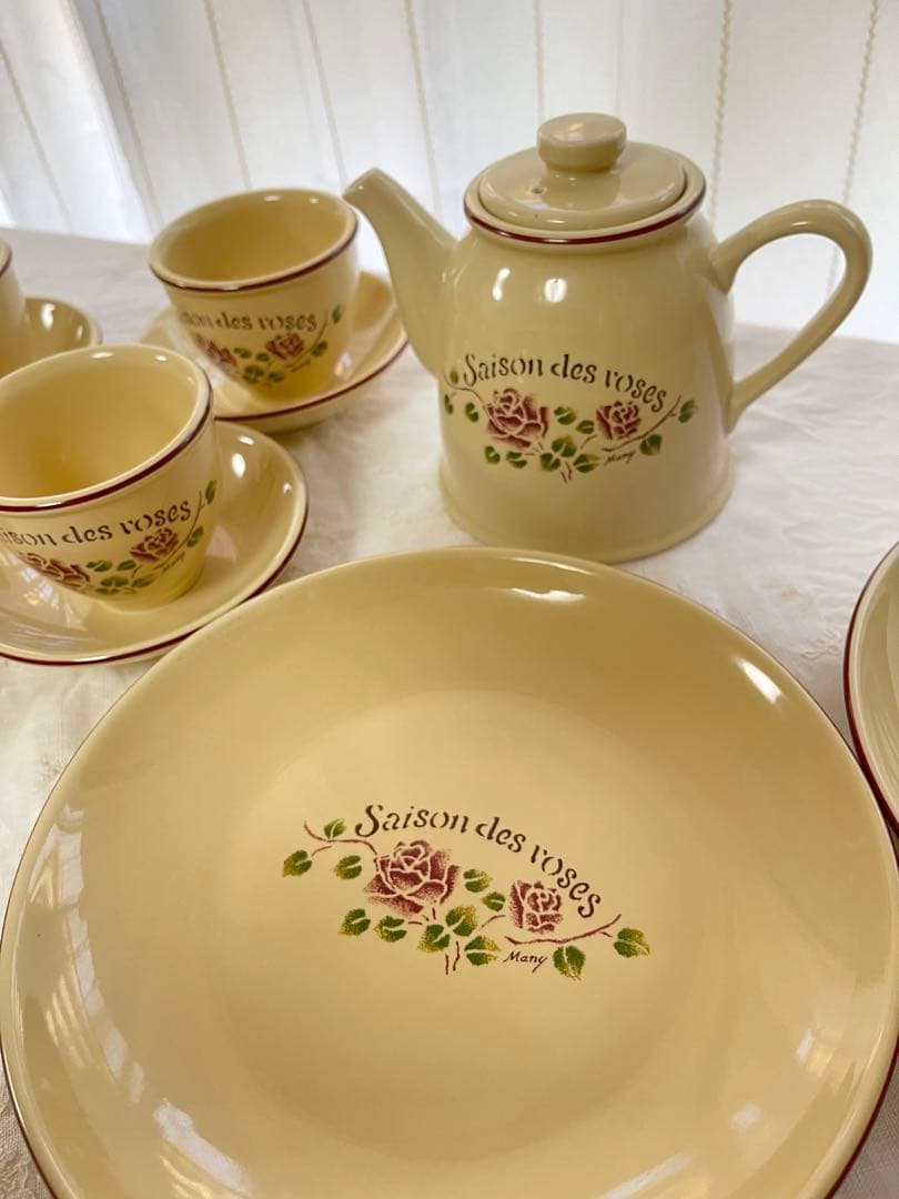 ❤︎mimi❤︎マニー セゾンドローズ 陶器ティーセット ❤︎