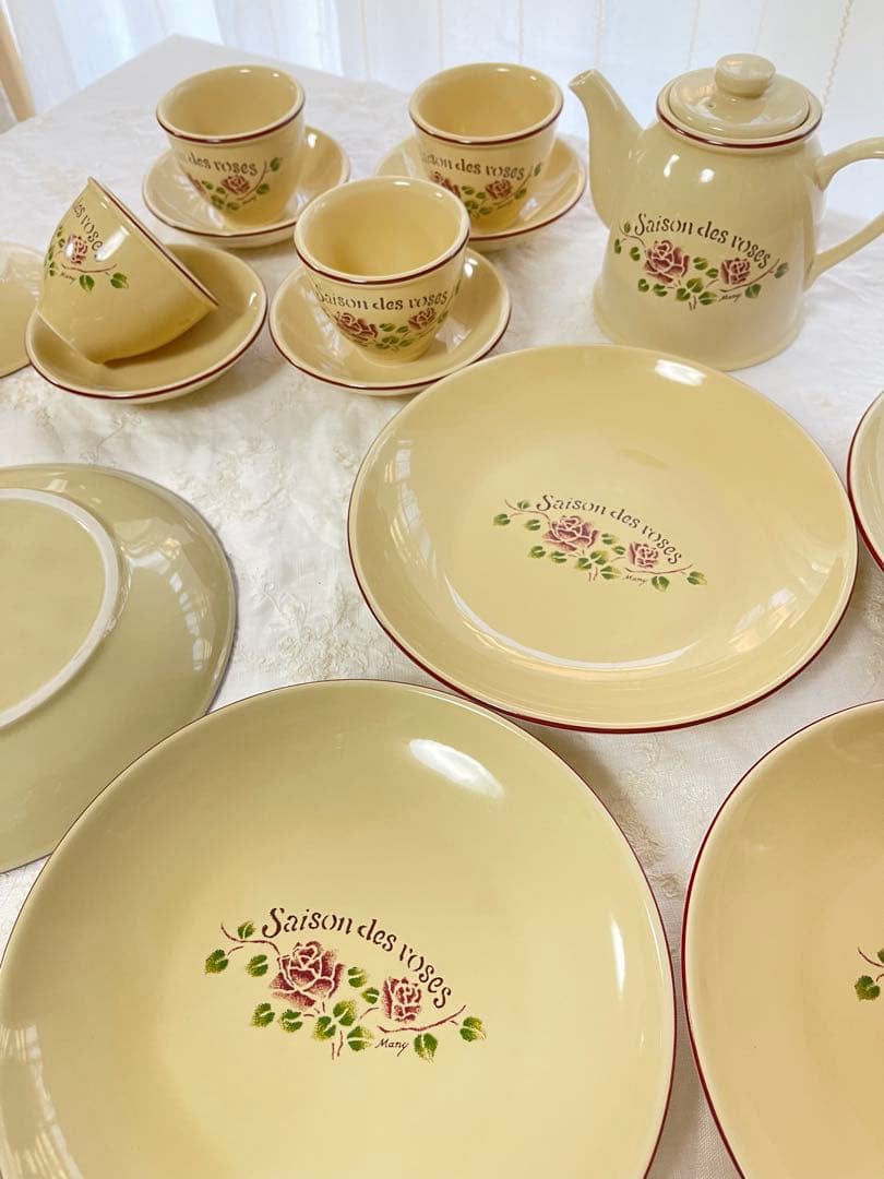 ❤︎mimi❤︎マニー セゾンドローズ 陶器ティーセット ❤︎