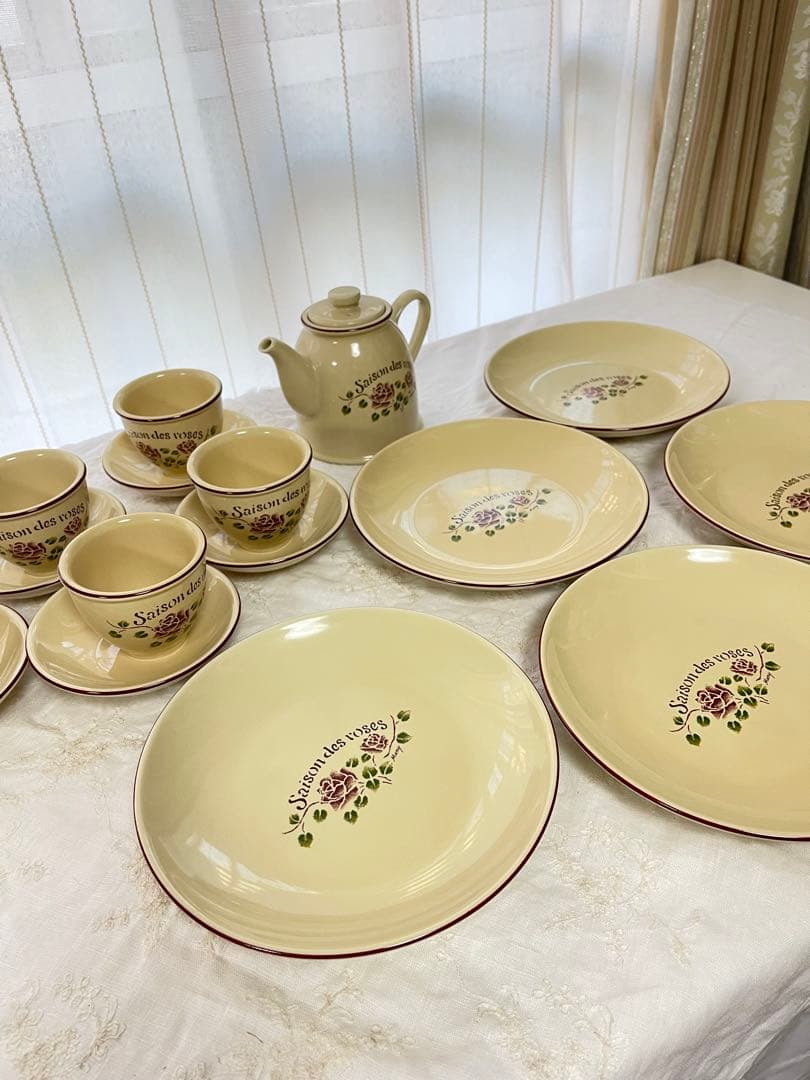❤︎mimi❤︎マニー セゾンドローズ 陶器ティーセット ❤︎