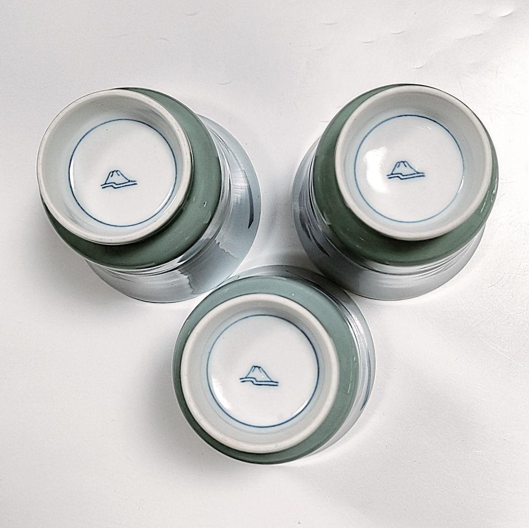 ●5463#0109　オールド深川/フリーカップ(松の木とイカダと船頭)0803