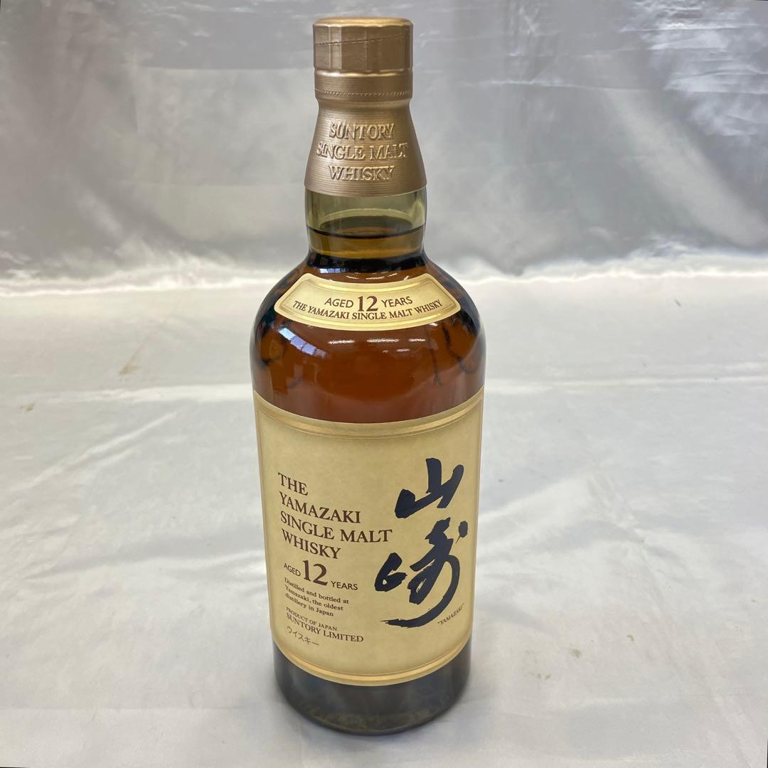 山崎12年 シングルモルト ウイスキー 箱付き 未開封 700ml