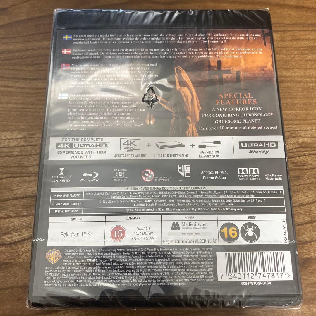 死霊館のシスター 4K UHD ・The Nun (輸入版)