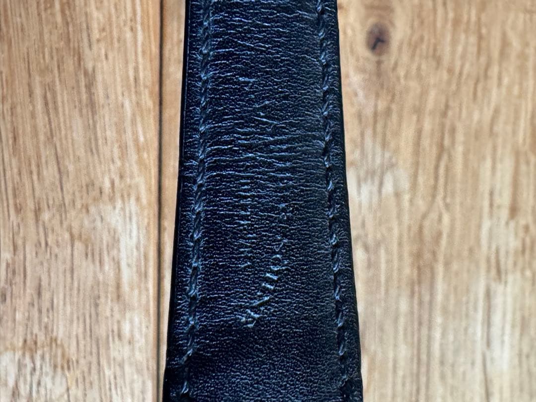 A.LANGE&SOHNE ランゲ&ゾーネ レザーストラップベルト ブラック