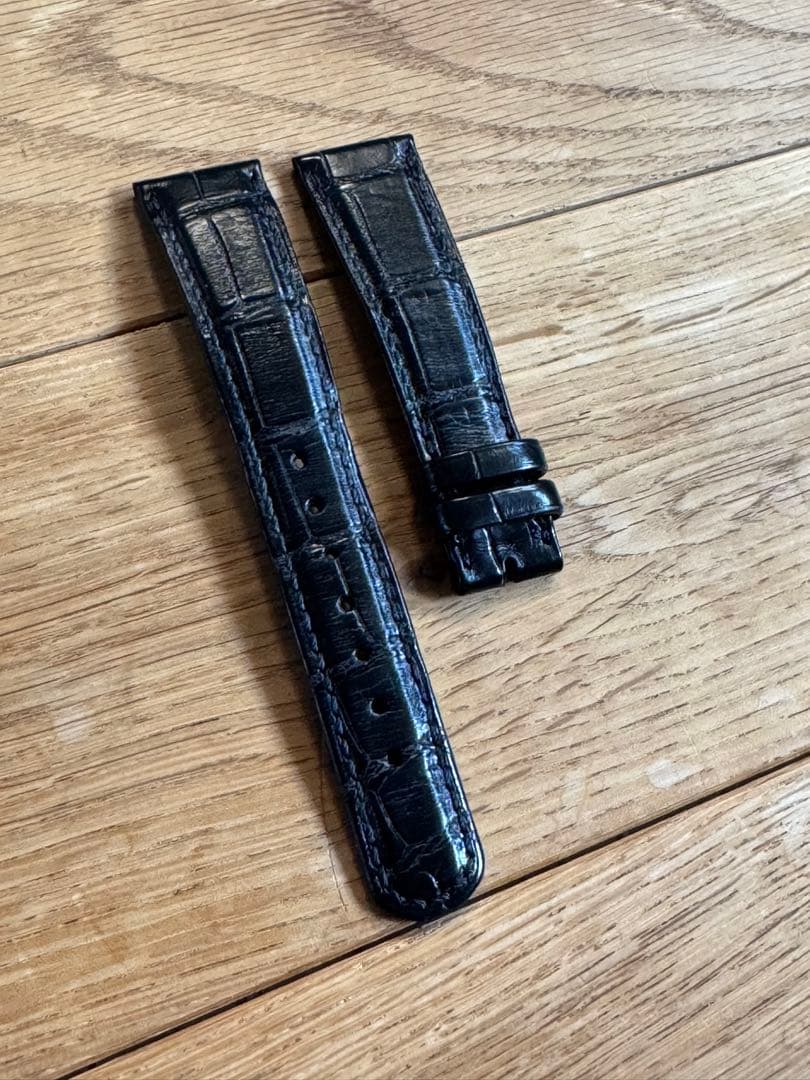 A.LANGE&SOHNE ランゲ&ゾーネ レザーストラップベルト ブラック