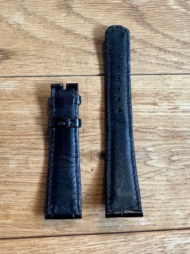 A.LANGE&SOHNE ランゲ&ゾーネ レザーストラップベルト ブラック