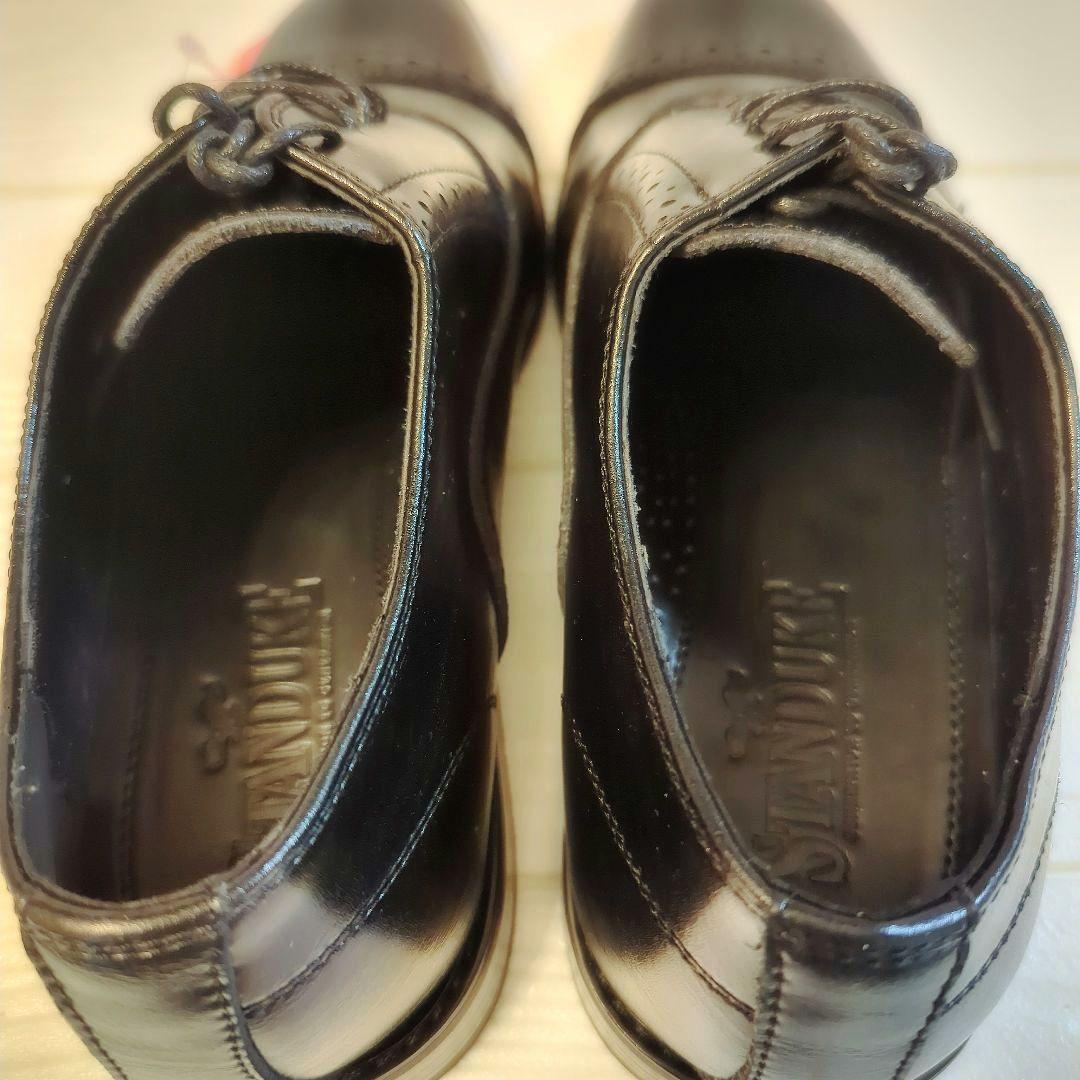 新品✨STANDUKE ブラック メンズビジネスシューズ　27cm　フォーマル