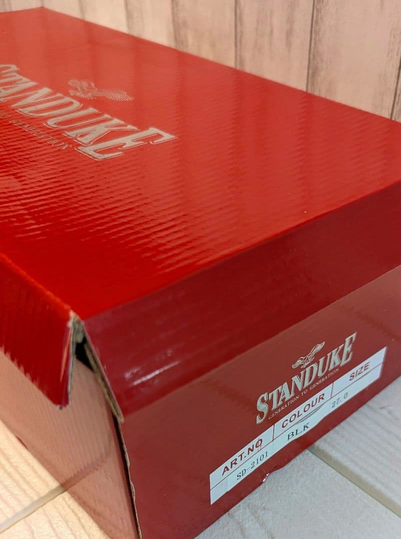 新品✨STANDUKE ブラック メンズビジネスシューズ　27cm　フォーマル