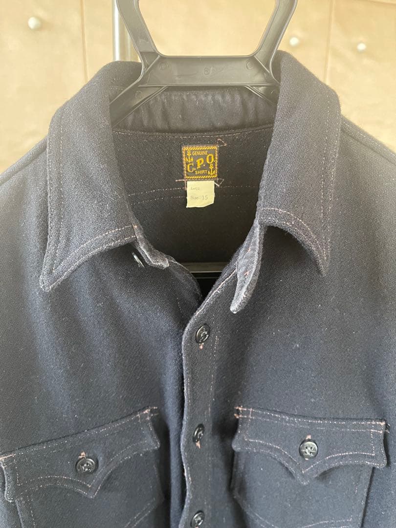 ジャケット・アウター FREEWHEELERS 1920 U.S.NAVY C.P.O. SHIRT