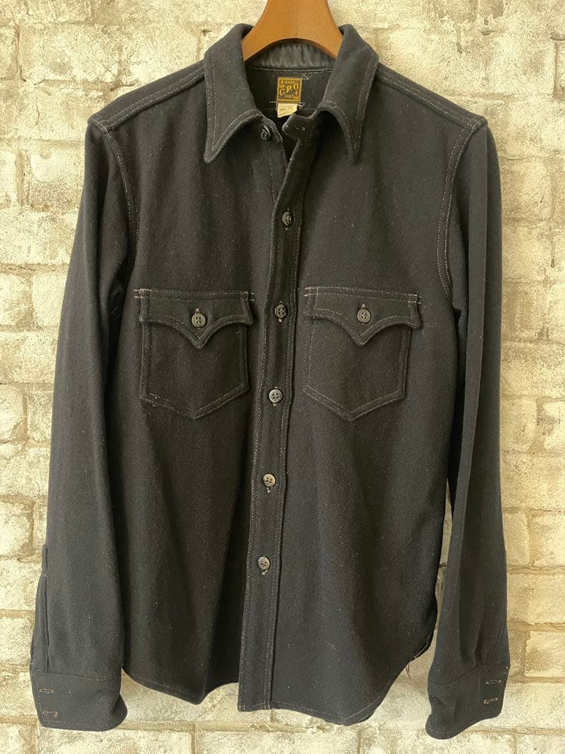 ジャケット・アウター FREEWHEELERS 1920 U.S.NAVY C.P.O. SHIRT