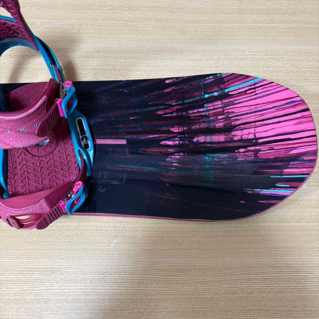 美品　BURTON バートン　フライングＶ　レディース　スノーボード　ブーツ無し