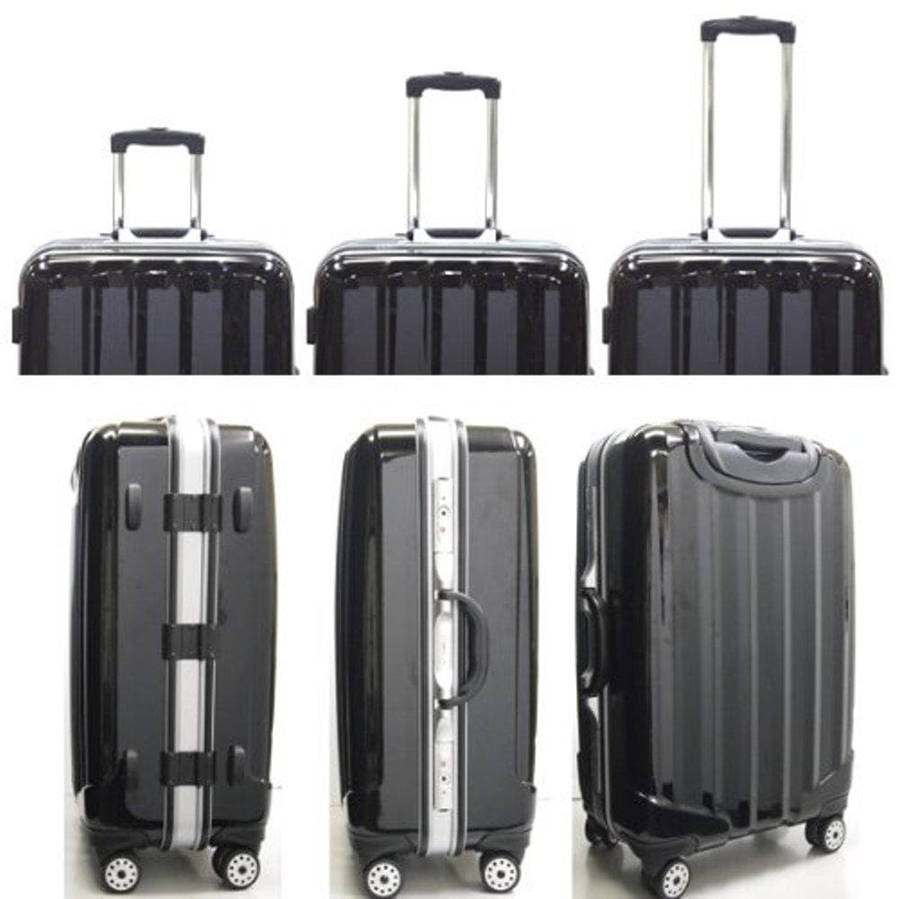 スーツケース TSAロック Lサイズ 4輪Wキャスター ワインレッド