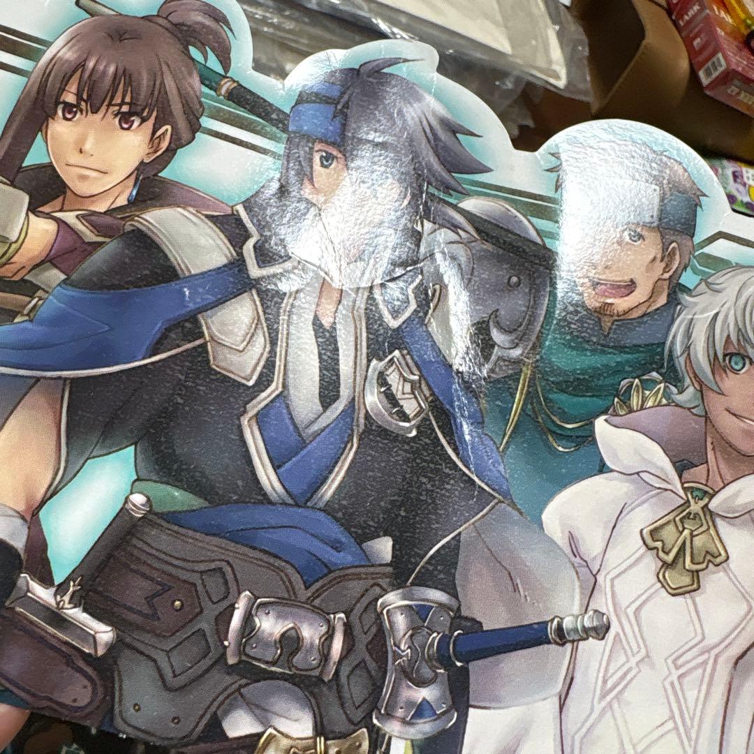 q*d様 psp 幻想水滸伝　店頭　販促　ポップ　非売品　 カットアウト