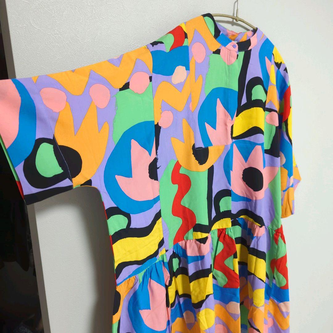 【新品】Stella McCartney カラフルシャツワンピース　12Y