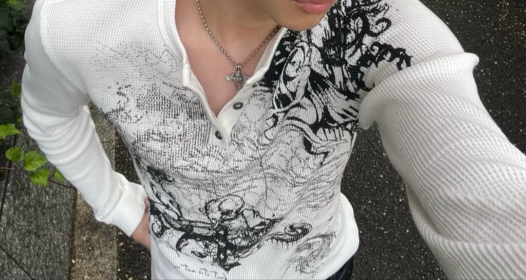 Jaded London ワッフルヘンリー ホワイト