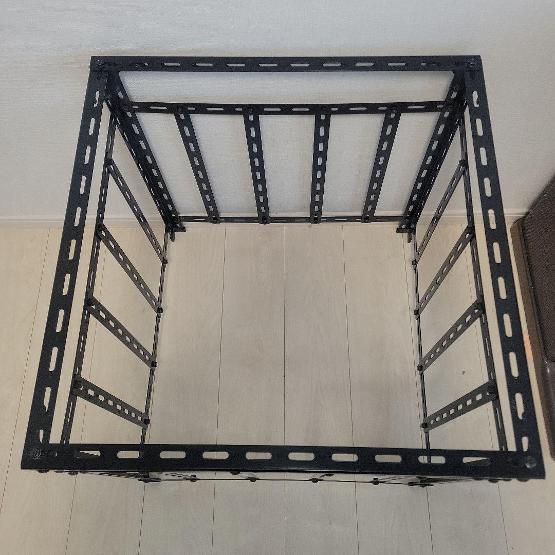 ストーブガード 金属製 ブラック