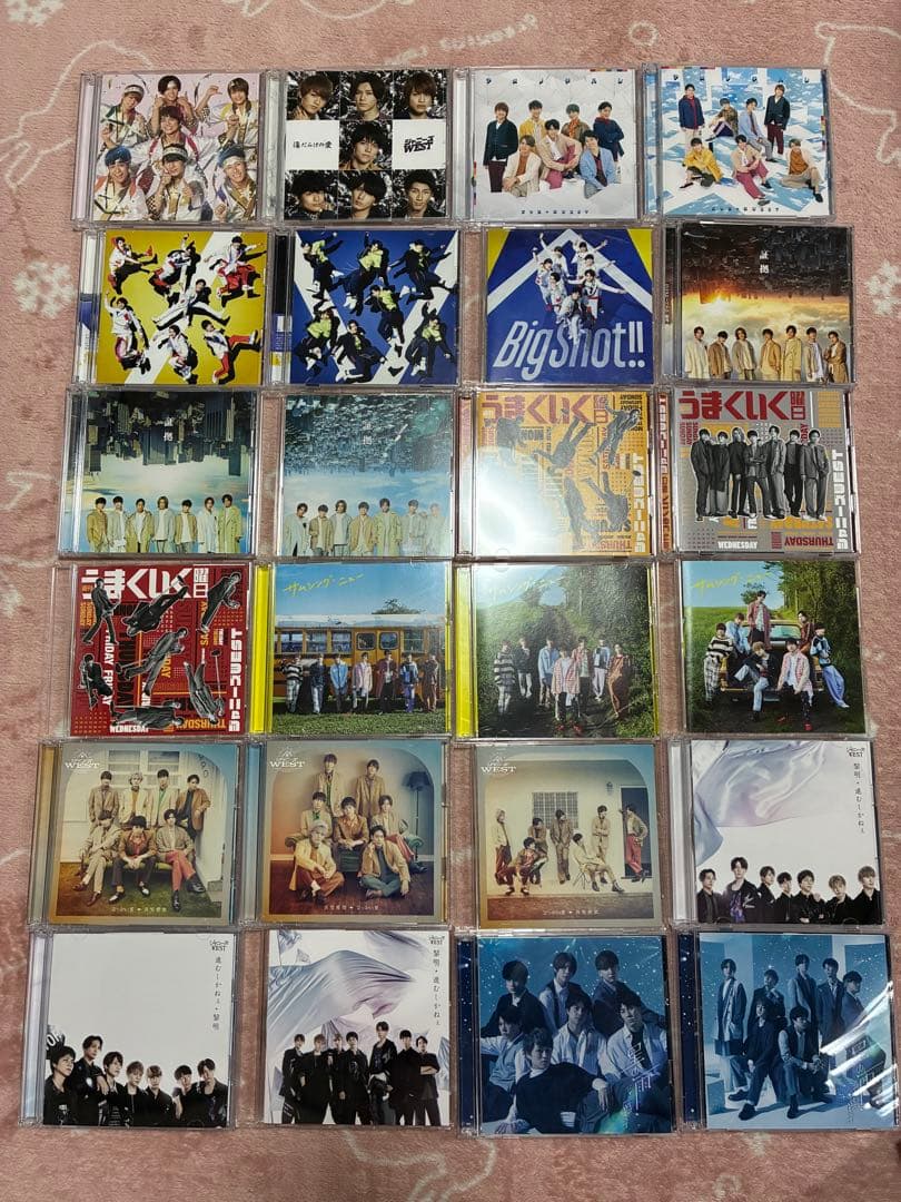 ジャニーズWEST WEST. シングル　アルバム　CD Blu-ray まとめ