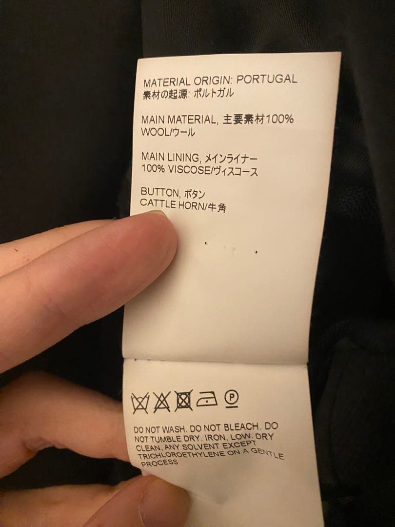 ジャケット・アウター OUR LEGACY UNCONSTRUCTED DB BLAZER 44