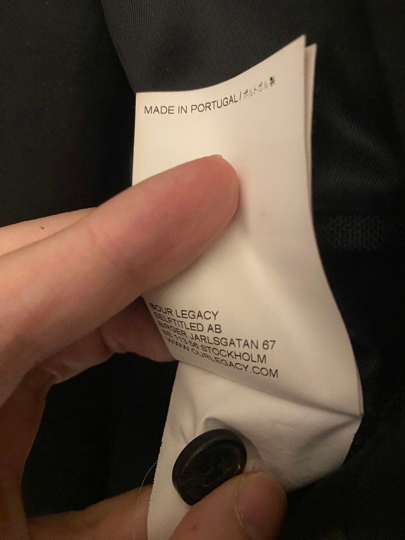 ジャケット・アウター OUR LEGACY UNCONSTRUCTED DB BLAZER 44