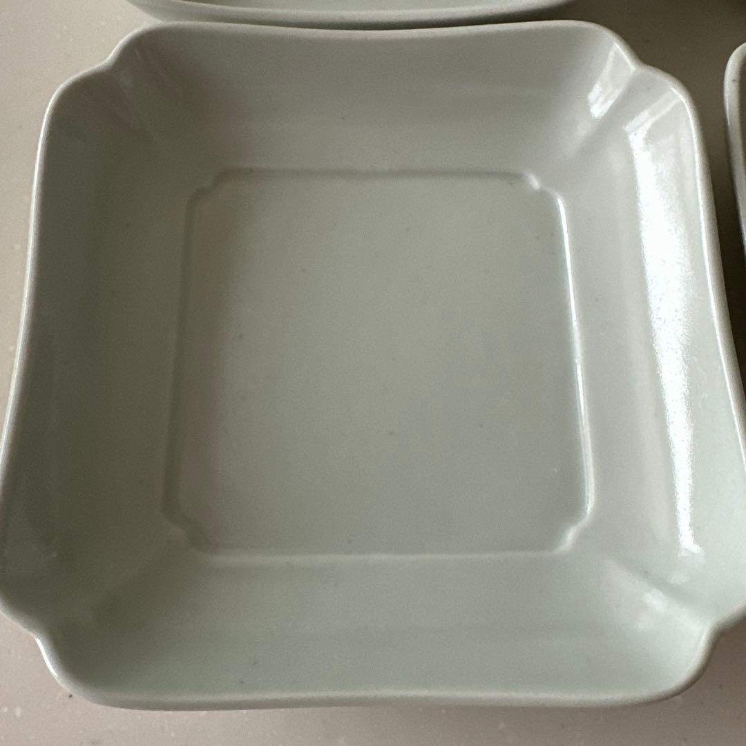 たく　東屋　（長崎県　白岳窯）木瓜角皿 波佐見焼 セット