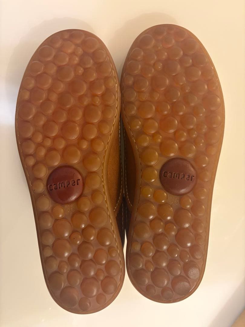 美品CAMPER Pelotas Ariel カンペールレザースニーカー24㌢