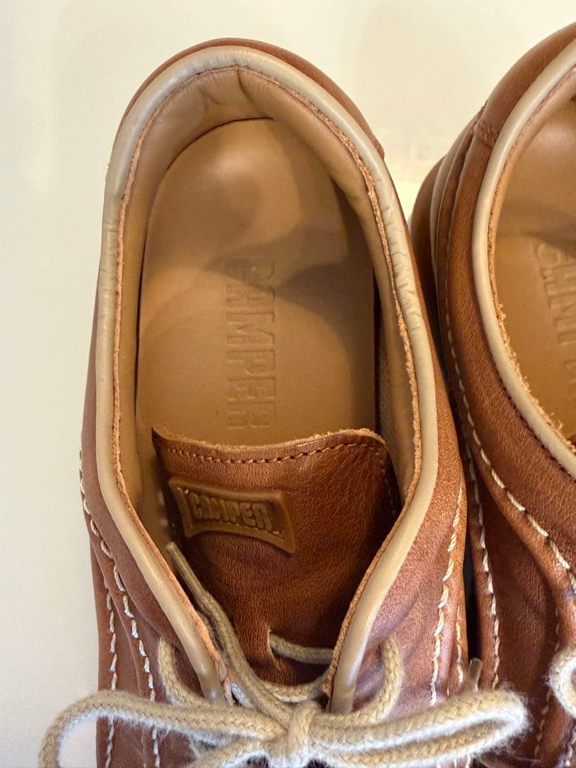 美品CAMPER Pelotas Ariel カンペールレザースニーカー24㌢
