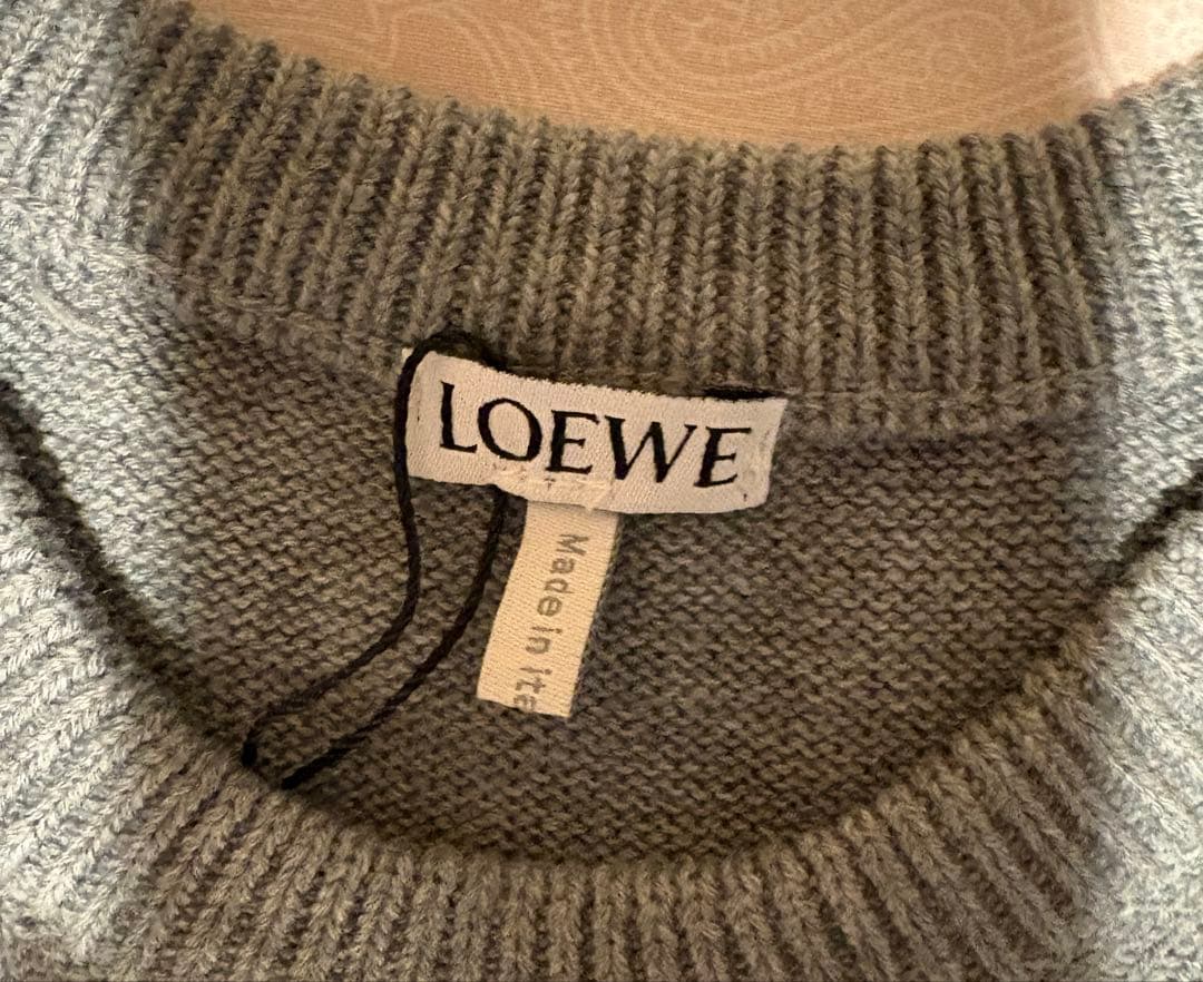 最安値❗️⭐️新品LOEWE グレー ニットベスト