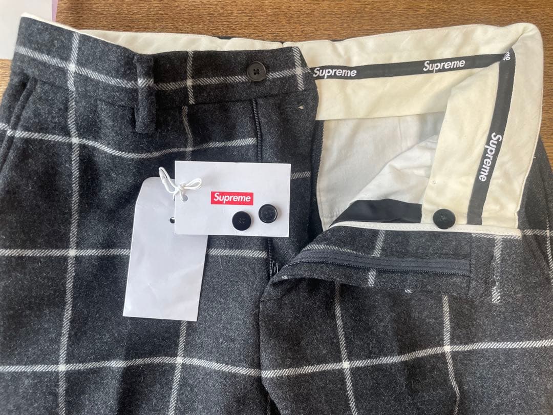 シュプリーム supreme トラウザーズ 22aw ウールパンツ　30インチ