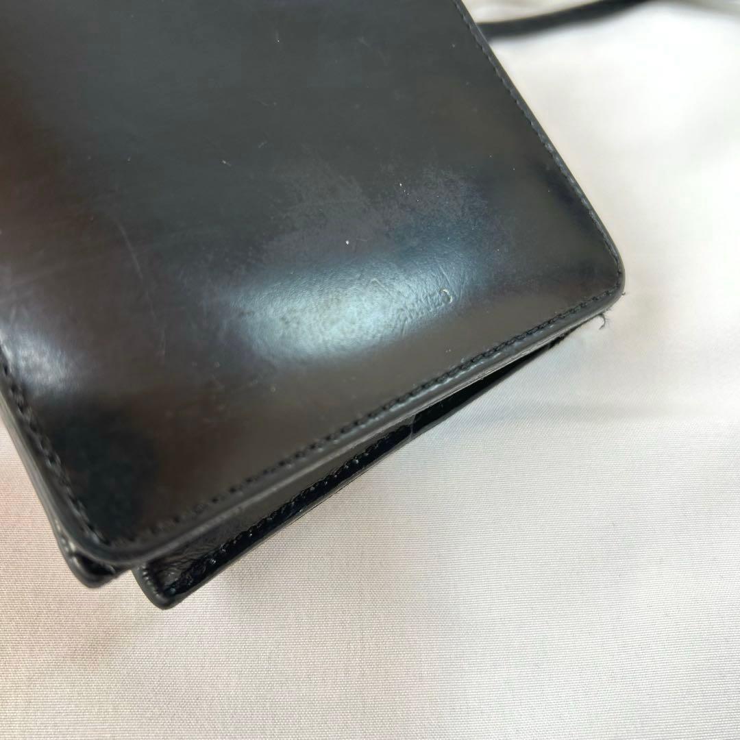 TOGA PULLA ショルダーウォレット レザー ブラック 2way
