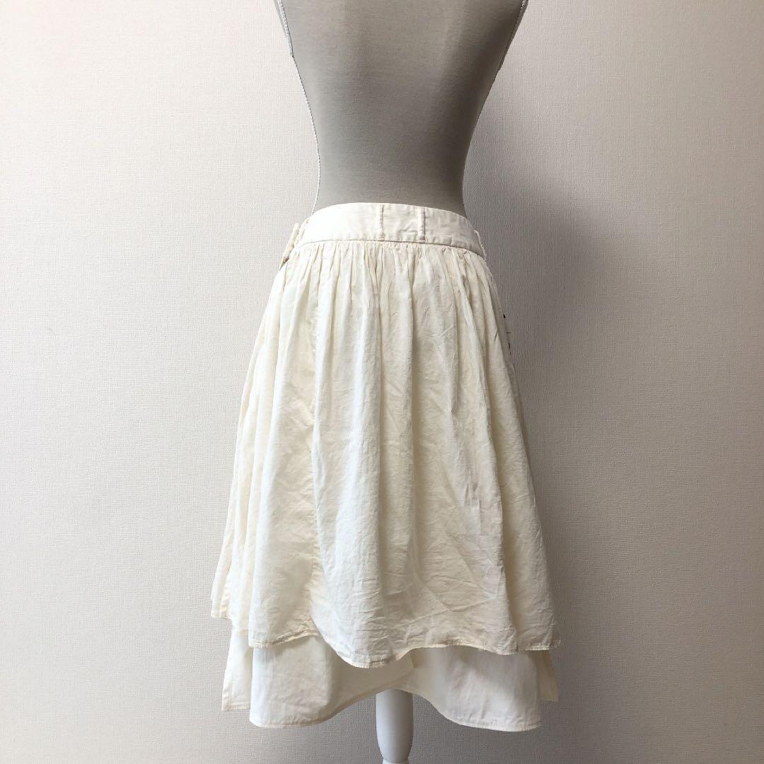 未使用タグ付★KAPITAL★コーデュロイ×麻スレキフリルパンツ★きなり★1