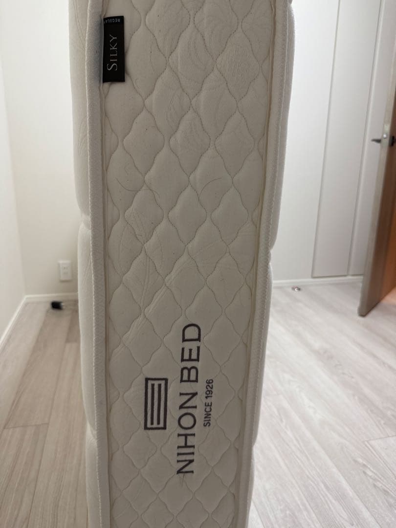 日本ベッド　シルキーポケット　レギュラー　セミダブル　マットレス　ベッドパット付