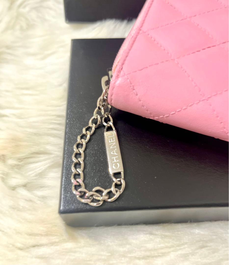 【はな様】人気商品☆シャネル カンボンライン ラウンドファスナー ピンク