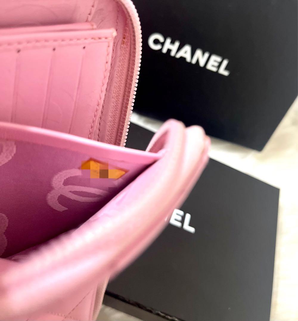 【はな様】人気商品☆シャネル カンボンライン ラウンドファスナー ピンク