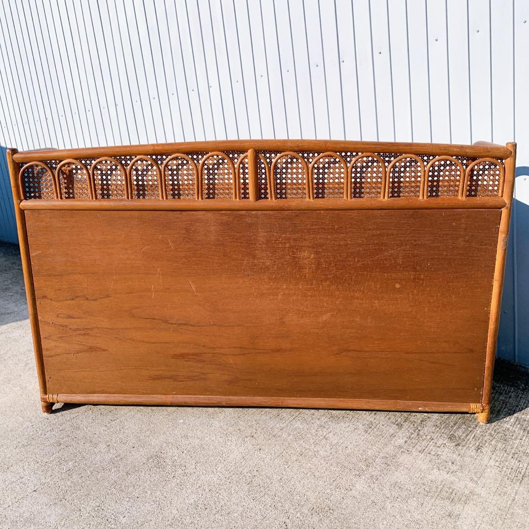 ラタン10杯チェスト 昭和レトロ エスニック アジアン 籐家具 ラタン 古民具