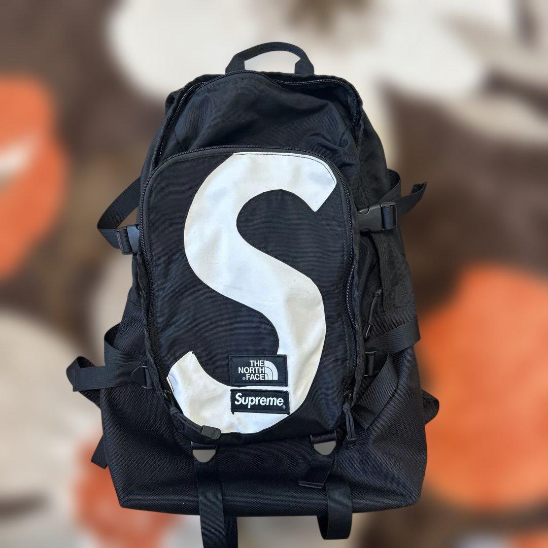 Supreme × The North Face ブラックバックパック美品！！