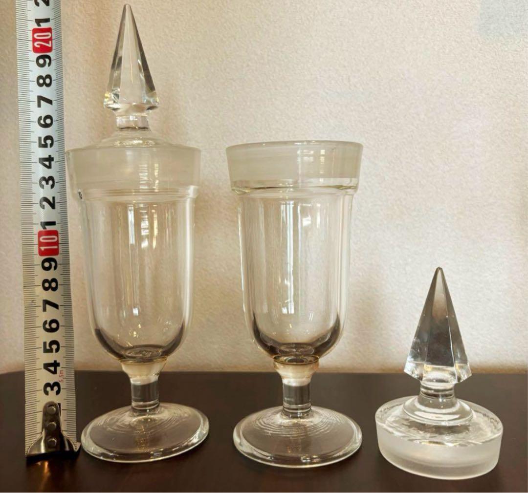 【3本セット】剣先標本瓶　広口　100ml