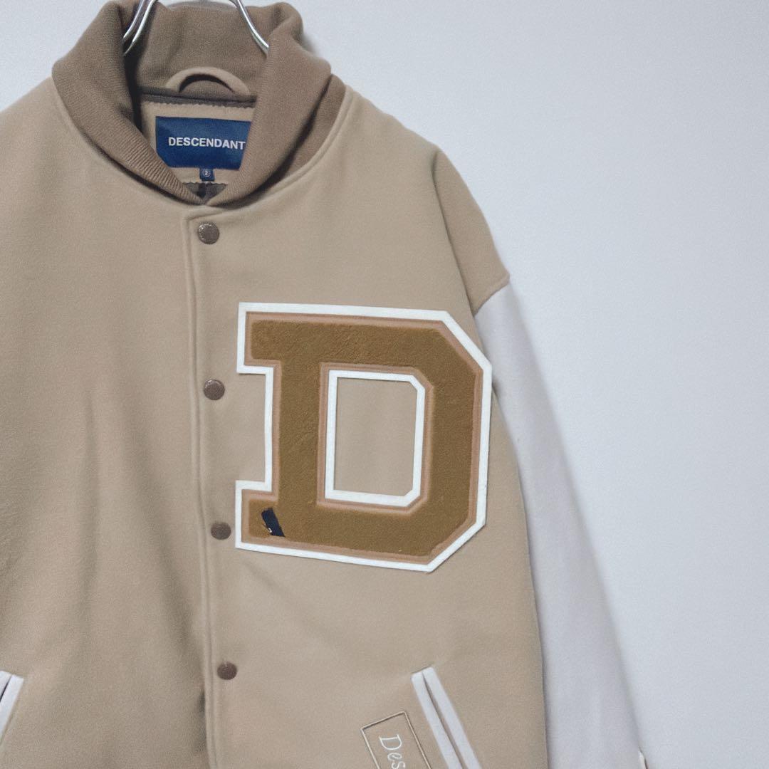 DESCENDANT スタジャン ベージュ サイズ2