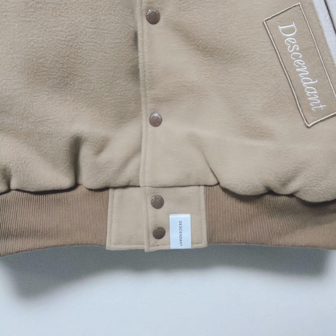 DESCENDANT スタジャン ベージュ サイズ2