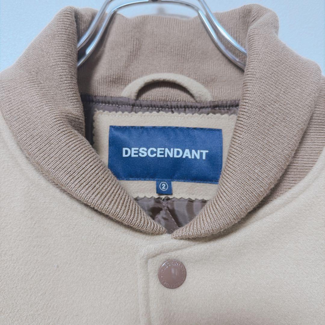 DESCENDANT スタジャン ベージュ サイズ2