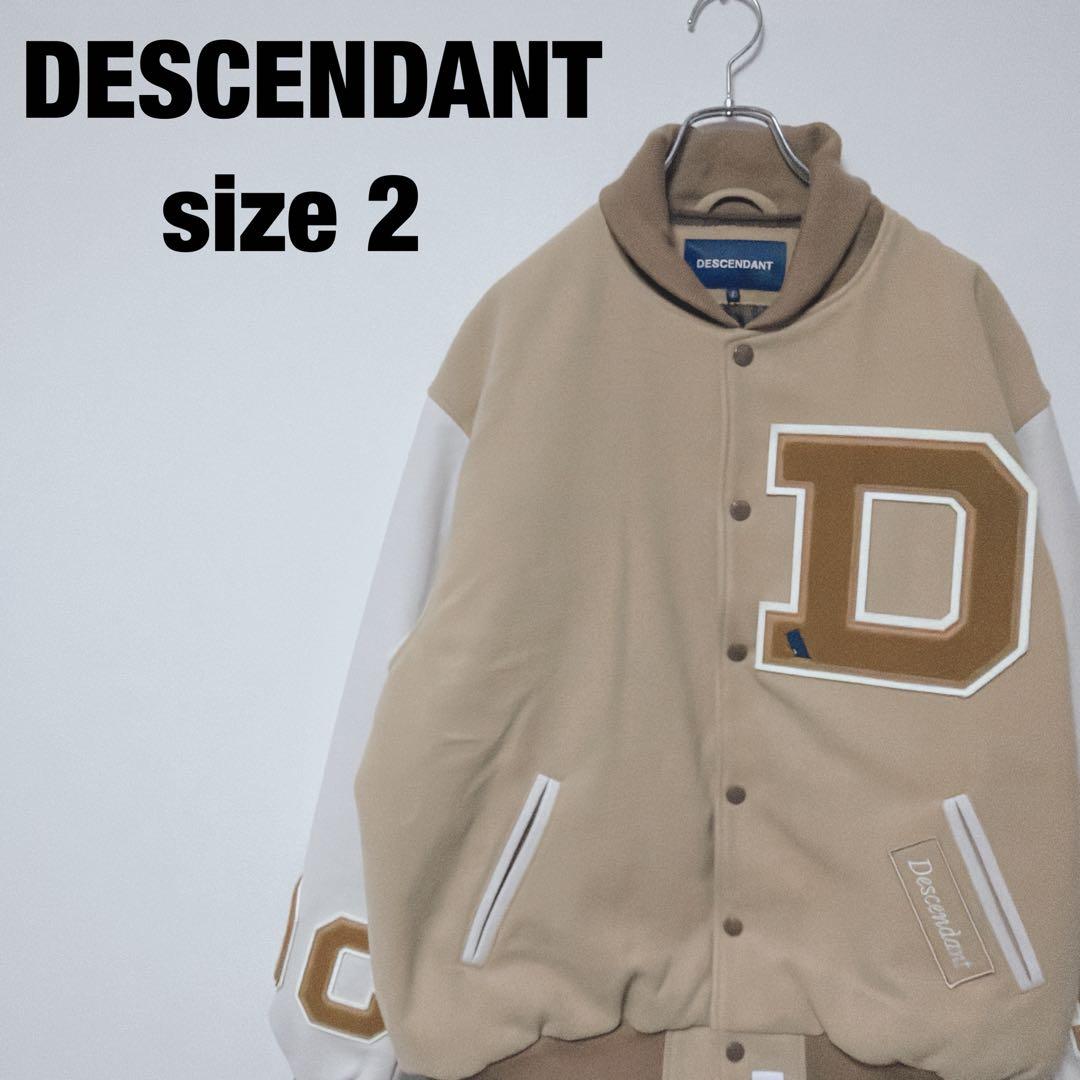 DESCENDANT スタジャン ベージュ サイズ2