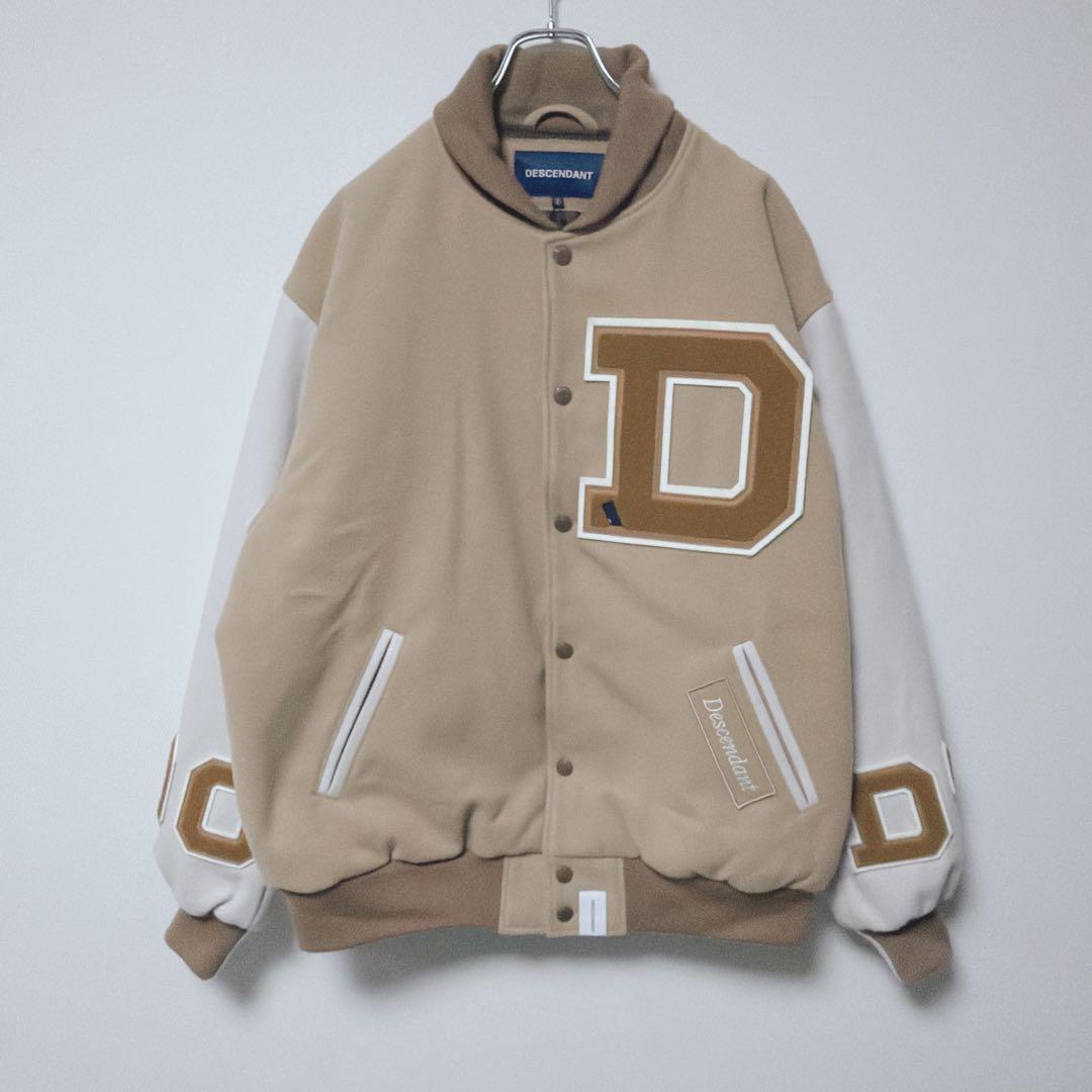 DESCENDANT スタジャン ベージュ サイズ2